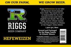 Riggs Beer Company - Hefeweizen
