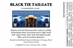 Empirical Brewery - Black Tie Tailgate Schwarzbier