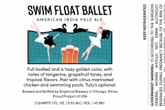 Empirical Brewery - Swim Float Ballet American India Pale Ale