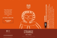 Art History Brewing - Strange Days Indeed Hazy India Pale Ale