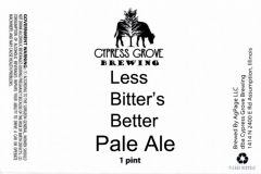 Cypress Grove Brewing - Less Bitter's Better