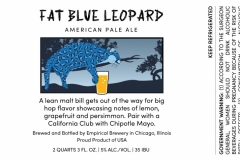 Empirical Brewery - Fat Blue Leopard American Pale Ale
