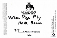Cypress Grove Brewing - When Pigs Fly Stout