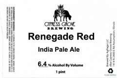 Cypress Grove Brewing - Renegade Red