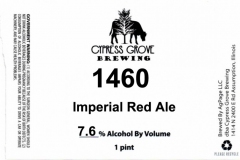 Cypress Grove Brewing - 1460 Imperial Red Ale
