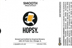 Empirical Brewery - Hopsy. Smooth Milk Stout