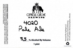 Cypress Grove Brewing - 4020 Pale Ale