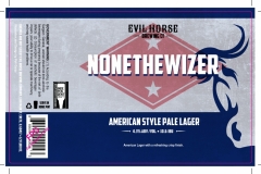 Evil Horse Brewing Company - Nonethewizer