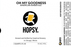 Empirical Brewery - Hopsy. Oh My Goodness American Amber Ale