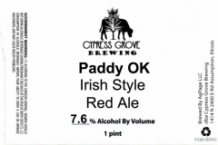Cypress Grove Brewing - Paddy Ok