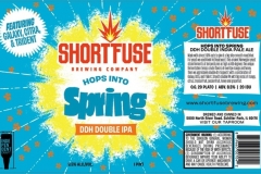 Short Fuse - Hops Into Spring Ddh Double Ipa