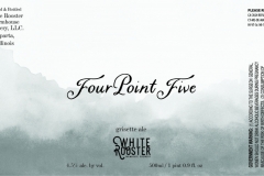 White Rooster Farmhouse Brewery - Four Point Five