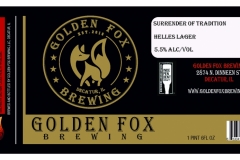 Golden Fox Brewing - Surrender of Tradition