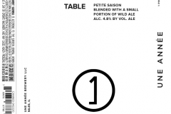 Une Annee - Table