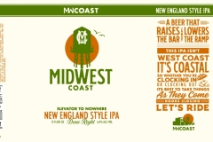 Midwest Coast Brewing Company - Elevator To Nowhere New England Style Ipa