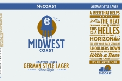 Midwest Coast Brewing Company - Holstein Helles German Style Lager
