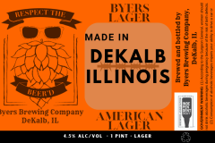 Byers Brewing Company - Byers Lager