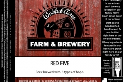 Wishful Acres Farm & Brewery - Red Five
