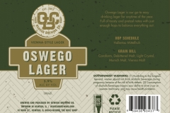Oswego Brewing Co. - Oswego Lager