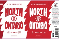 On Tour Brewing Company - North Ontario Golden Ale
