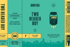 Burnt City Brewing - Two Headed Boy Unfiltered Pilsner
