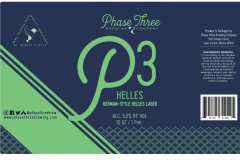 Phase Three Brewing Company - P3 Helles
