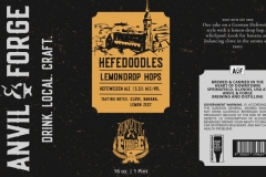 Anvil & Forge Brewing And Distilling - Hefedoodles