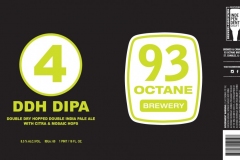 93 Octane Brewery - Double Dry Hopped Double India Pale Ale With Citra And Mosaic Hops