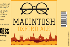 Recess Brewing - Macintosh Oxford Ale