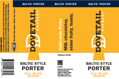Dovetail Brewery - Baltic-style Porter