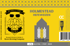Byers Brewing Company - Holmestead Hefeweizen