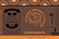 Byers Brewing Company - Rye Barrel Aged Bock To Normal