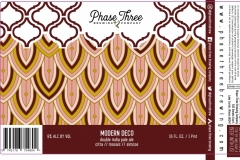 Phase Three Brewing Company - Modern Deco