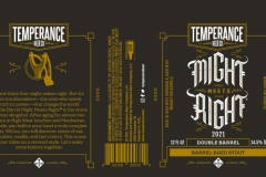Temperance Beer Co. - Double Barrel Might Meets Right