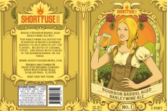 Short Fuse Brewing - Bourbon Barrel Aged Barleywine Ale No.1
