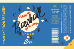 Highland Park Brewery - Baseball Lager
