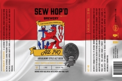 Sew Hop'd Brewery - Alt 140 DÜsseldorf Style Alt Beer