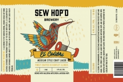 Sew Hop'd Brewery - El Colibri Mexican Style Craft Lager