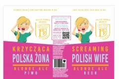 Screaming Polish Wife Blonde Ale - 