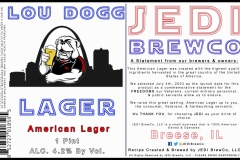 Jedi Brewco - Lou Dogg Lager