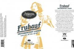 Pollyanna Brewing Company - Fruhauf Oktoberfest Lager