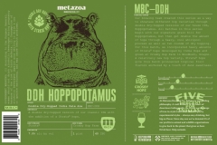 Metazoa Brewing Co. - Ddh Hoppopotamus With Strata Hops