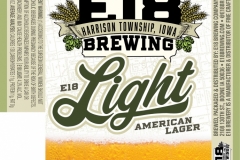 E18 Brewing Company - E18 Light American Lager