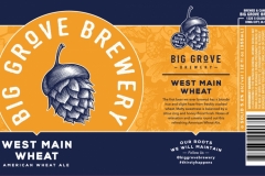 Big Grove Brewery - West Main Wheat