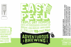 Adventurous Brewing - Easy Peel Triple Dry Hopped