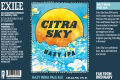 Exile Brewing Company - Citra Sky