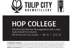 Tulip City Brewstillery - Hop College