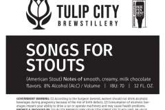 Tulip City Brewstillery - Songs For Stouts