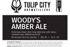 Tulip City Brewstillery - Woody's Amber Ale