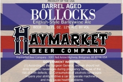 Haymarket Beer Company - Barrel Aged Bollocks